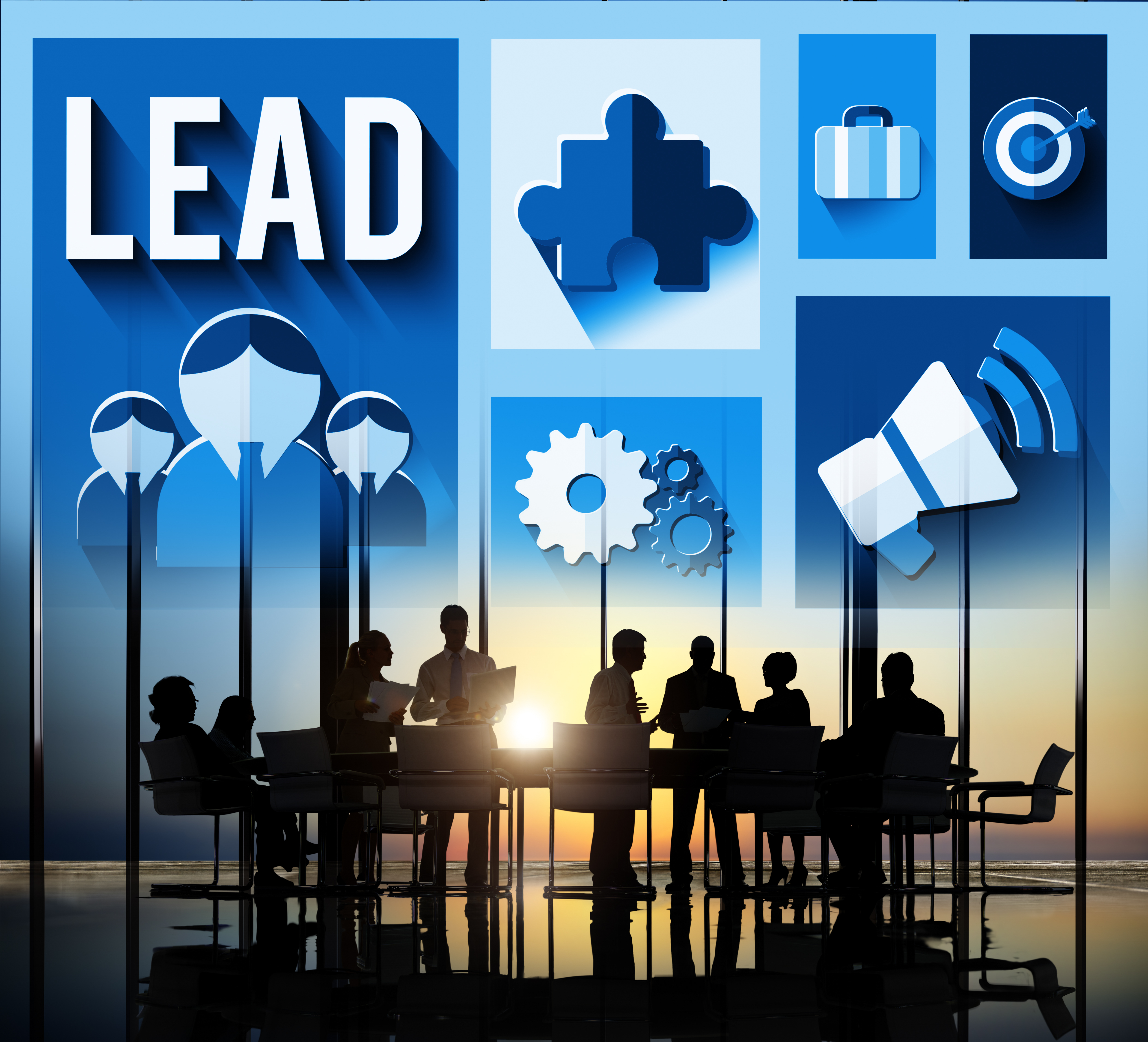 lead leadership management mentor boss concept