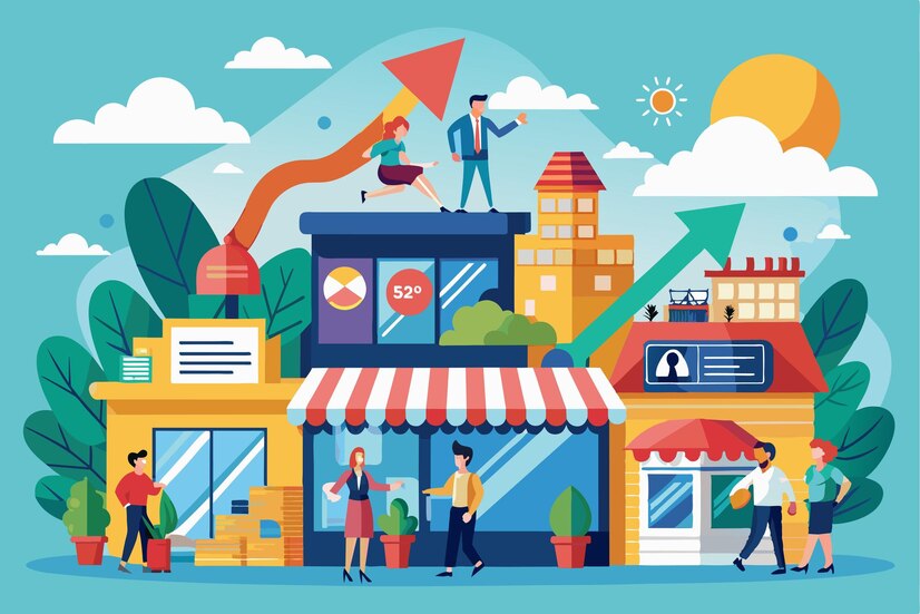 business professionals discuss strategies expanding franchise opportunities thriving city franchise business scale concept franchise business expansion ideas business growth expansion 538213 155575