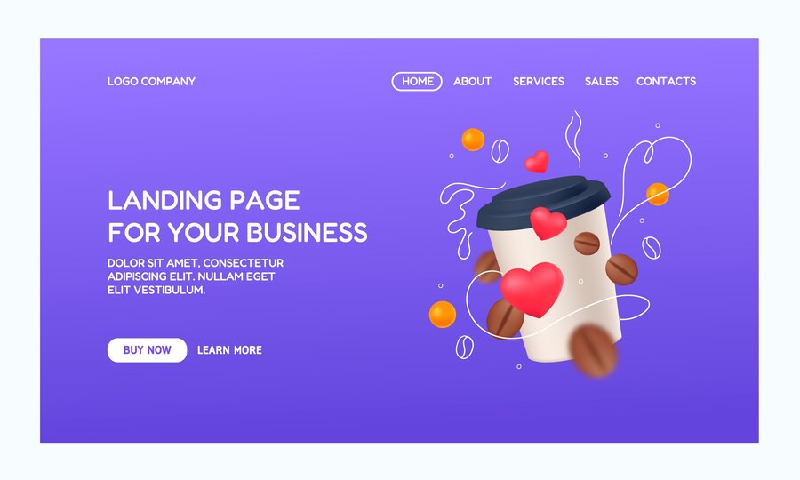 realism hand drawn landing page 23 2150203467